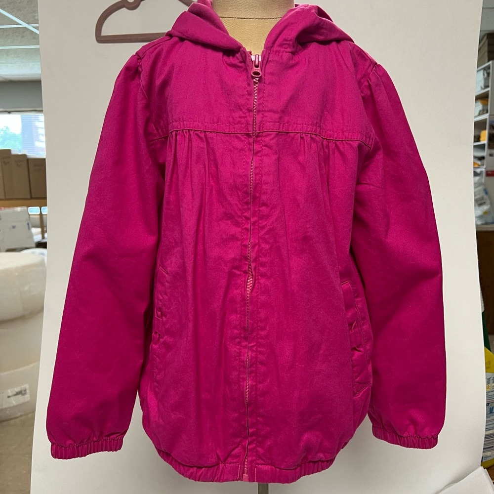 Gymboree girls pink jacket light size 5 Preowned